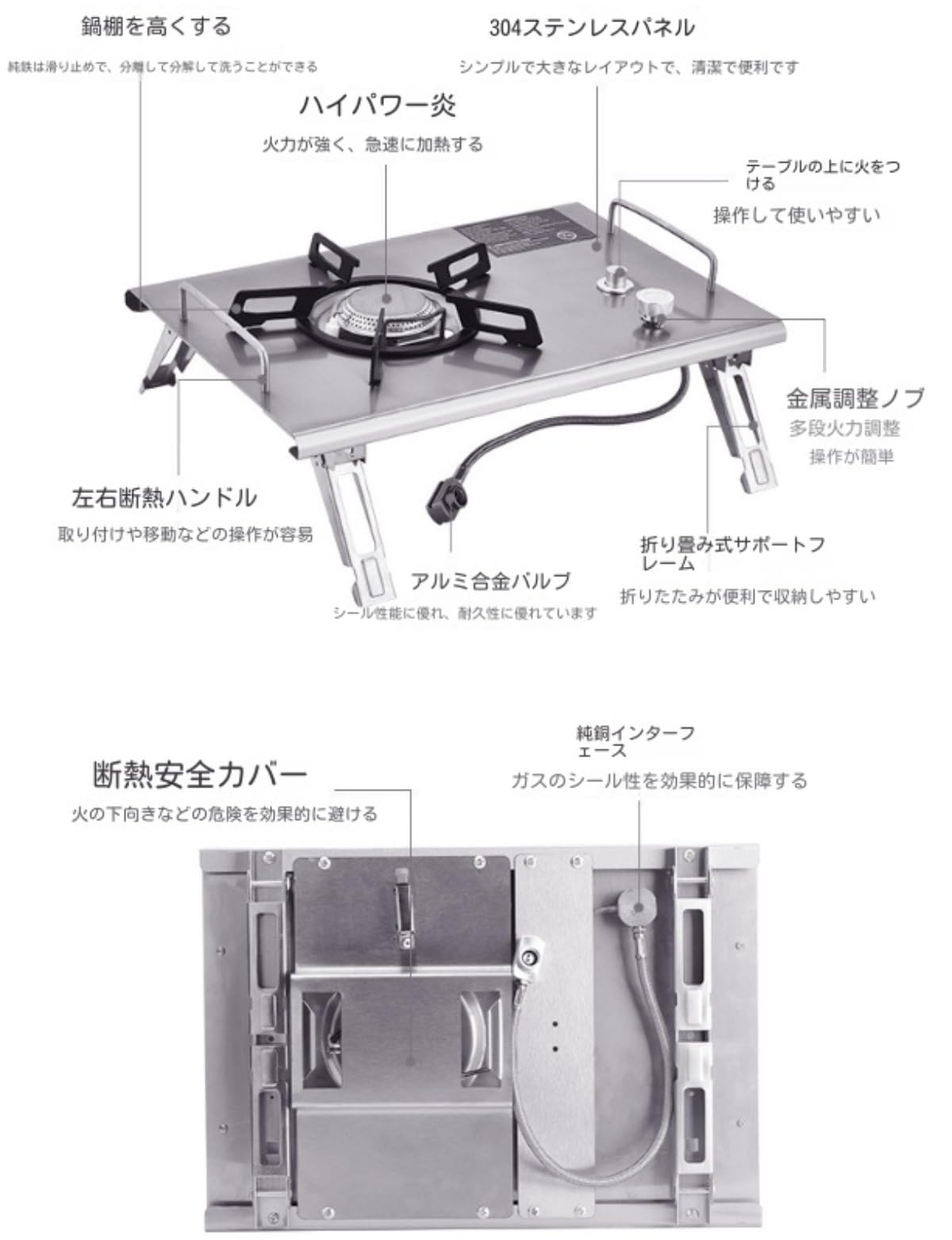 シングルバーナー 折りたたみ式 4000W/4500Wのハイパワー304 Amazon | シングルバーナー 折りたたみ式 キャンプ バーナー
